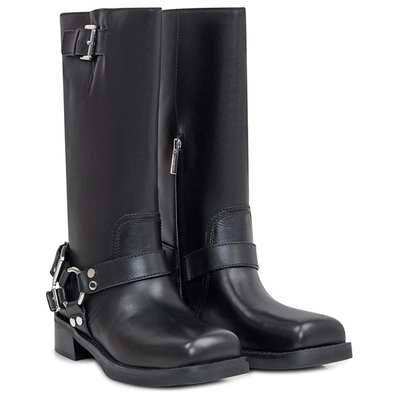 Michael Kors Shoes - New in box Michael Kors Black Combat & Moto Boots